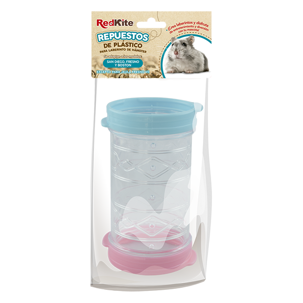 REPUESTO TUBO CON ARGOLLAS PARA JAULA DE HAMSTER