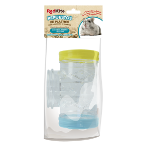 REPUESTO TUBO T CON ARGOLLAS PARA JAULA DE HAMSTER