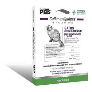 MS COLLAR ANTIPULGAS PARA GATO (39 CM)