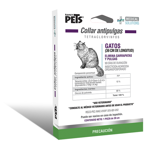 MS COLLAR ANTIPULGAS PARA GATO (39 CM)