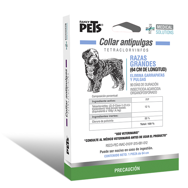 MS COLLAR ANTIPULGAS PARA RAZAS GRANDES (64 CM)