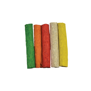 PALITOS HUECOS DE CARNAZA DE COLORES 5 PZ