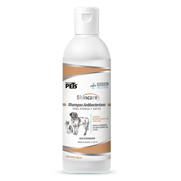 SKINCARE SHAMPOO PARA PERROS Y GATOS CON INFECCIONES DE PIEL