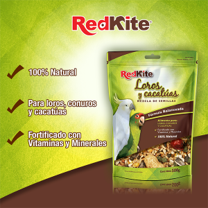 MEZCLA DE SEMILLAS PARA LOROS Y CACATUAS 500 G