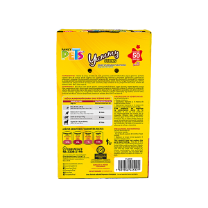 YUMMY STICKS CARNE 50 PZ - 1 KG