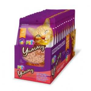YUMMY DELICE PREMIOS P/GATOS CAJA C/12 PIEZAS