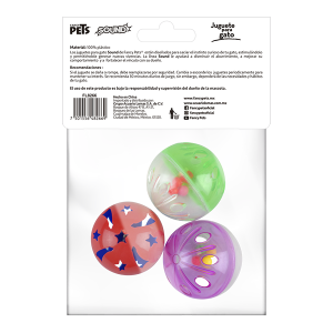 JUGUETE SET DE PELOTAS SOUND - 3 PZ