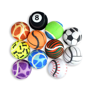 JUGUETE PELOTAS DE TENIS CON SQUEAKER VITROLERO 11 PZAS