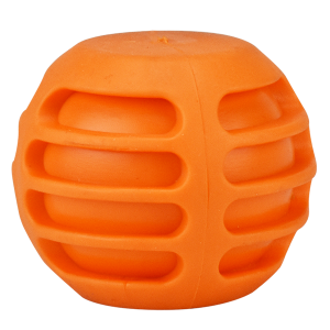 JUGUETE PELOTA ACANALADA DE CAUCHO