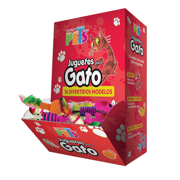 CAJA DE JUGUETES PARA GATO 48 PZ
