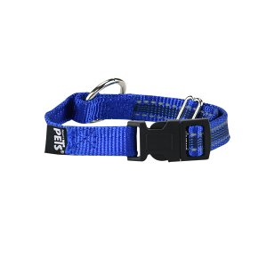 COLLAR CHICO CON ULTRA GRIP Y BANDAS REFLEJANTES AZUL