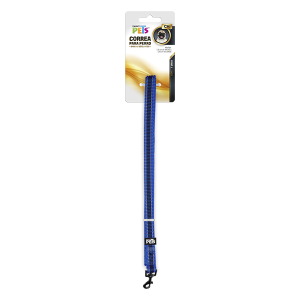 CORREA CHICA CON ULTRA GRIP Y BANDAS REFLEJANTES AZUL