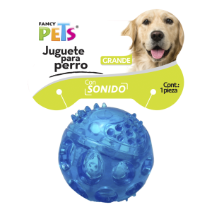 JUGUETE PELOTA FLEXIBLE GRANDE CON SONIDO