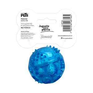 JUGUETE PELOTA FLEXIBLE GRANDE CON SONIDO