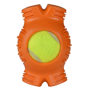 JUGUETE HUESO CON PELOTA DE TENIS