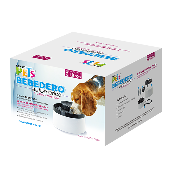 BEBEDERO AUTOMATICO FUENTE DE AGUA (2L)