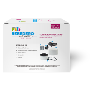 BEBEDERO AUTOMATICO FUENTE DE AGUA (2L)