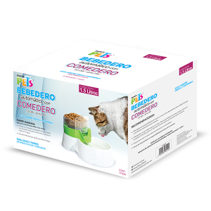 BEBEDERO AUTOMATICO CON COMEDERO (1.5L)