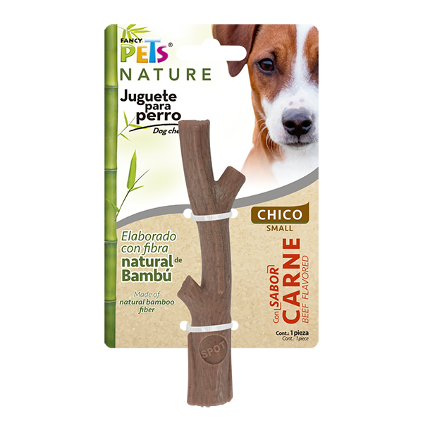 JUGUETE RAMA BAMBU PLUS CHICO SABOR CARNE