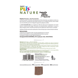 JUGUETE RAMA BAMBU PLUS CHICO SABOR CARNE