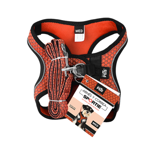 SET ARNES Y CORREA SPORTIE MED NARANJA