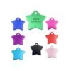 ESTRELLAS MEDIANO 3 Placa Grabable Estrella Mediano para Identificación Perros y Gatos | Varios Colores