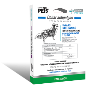 MS COLLAR ANTIPULGAS PARA RAZAS MEDIANAS (51 CM)