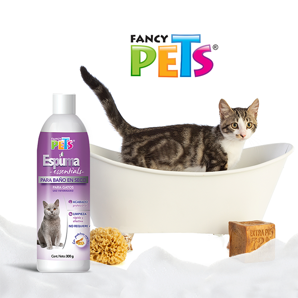 ESPUMA P/BAÑO EN SECO P/GATOS ESSENTIALS 300 G.