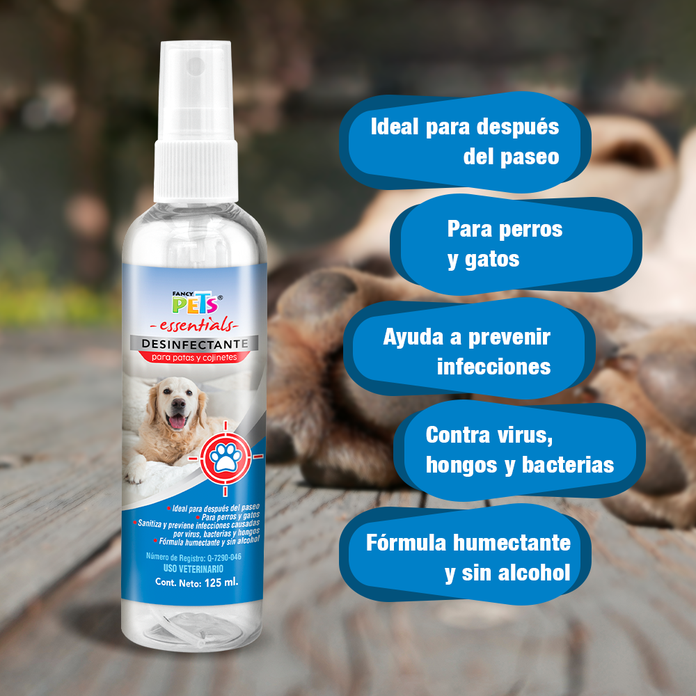 DESINFECTANTE P/PATAS ESSENTIALS 125 ML