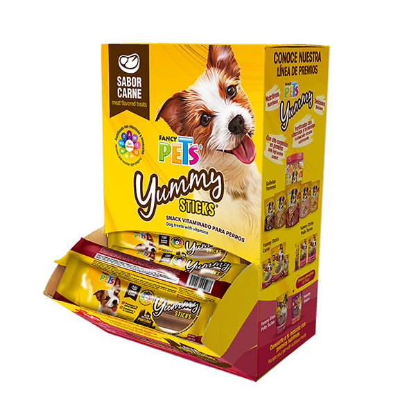 YUMMY STICKS CARNE 50 PZ - 1 KG