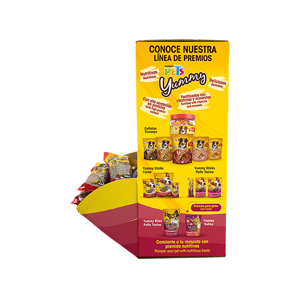 YUMMY STICKS CARNE 50 PZ - 1 KG