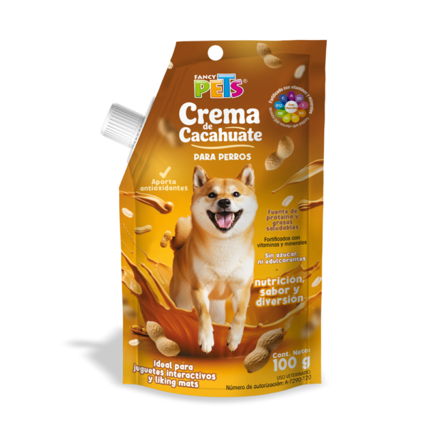 CREMA DE CACAHUATE P/PERROS 100G