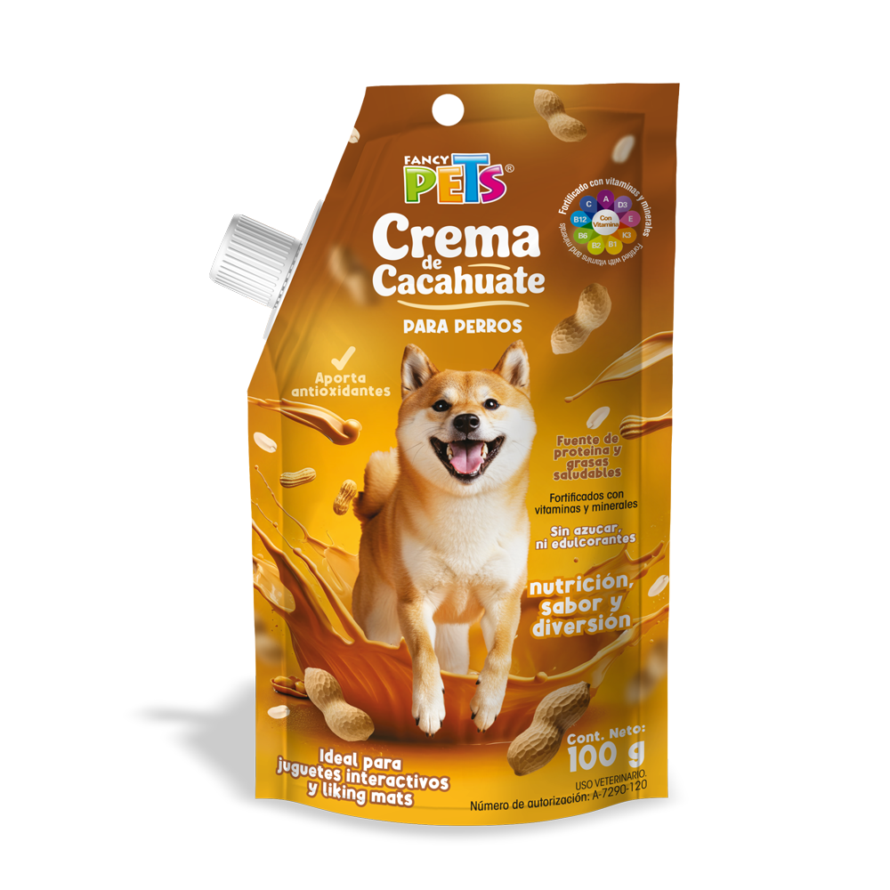 CREMA DE CACAHUATE P/PERROS 100G