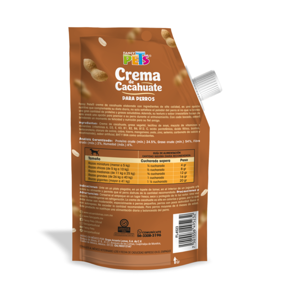 CREMA DE CACAHUATE P/PERROS 100G