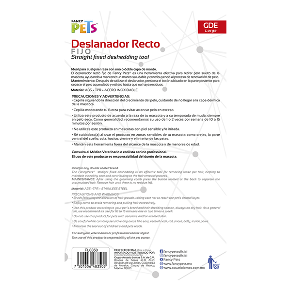 DESLANADOR RECTO FIJO GDE