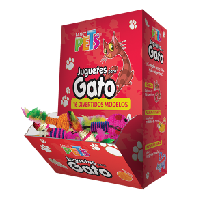 CAJA DE JUGUETES PARA GATO 48 PZ
