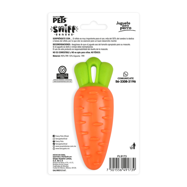 JUGUETE ZANAHORIA C/AROMA SNIFF CH