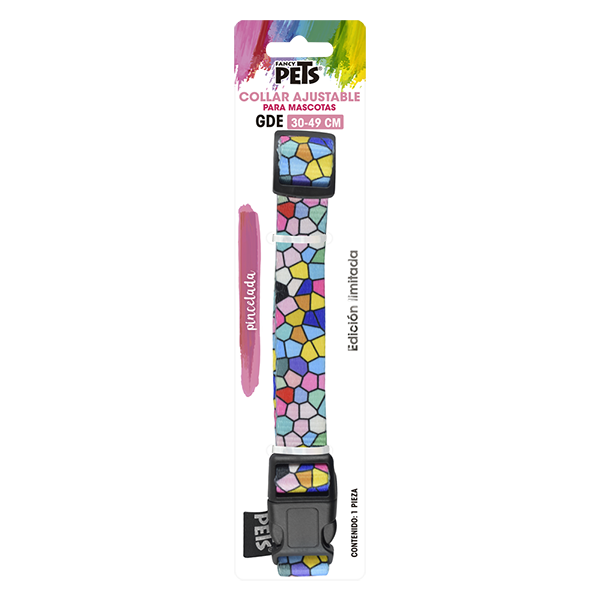 COLLAR GDE GEO GLASS P/PERRO GALERIA