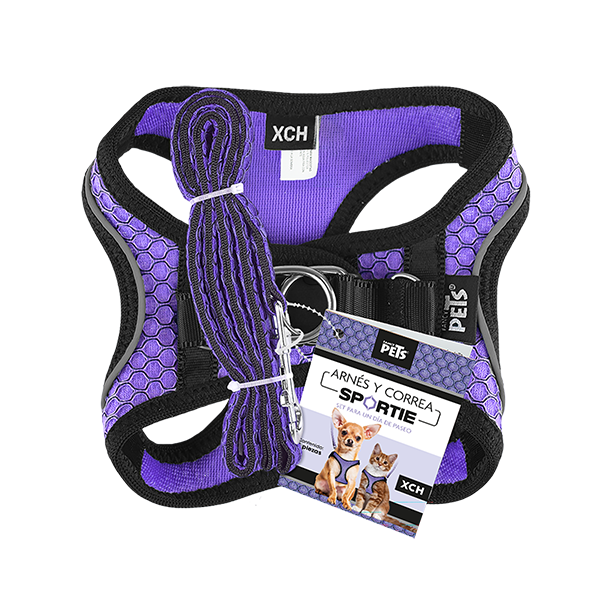 FL9549 SET ARNES Y CORREA SPORTIE XCH VIOLETA