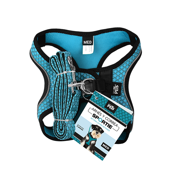 FL9559 SET ARNES Y CORREA SPORTIE MED AZUL