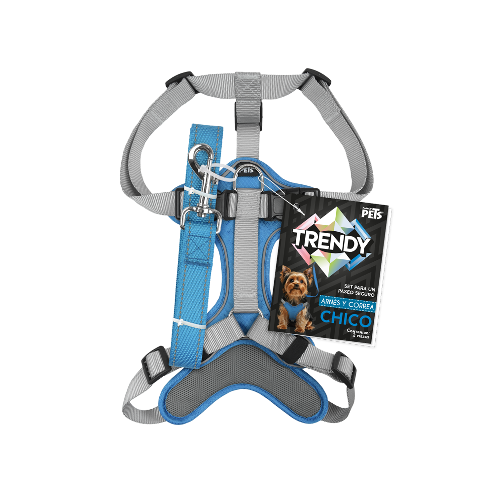 SET ARNES Y CORREA TRENDY CH AZUL