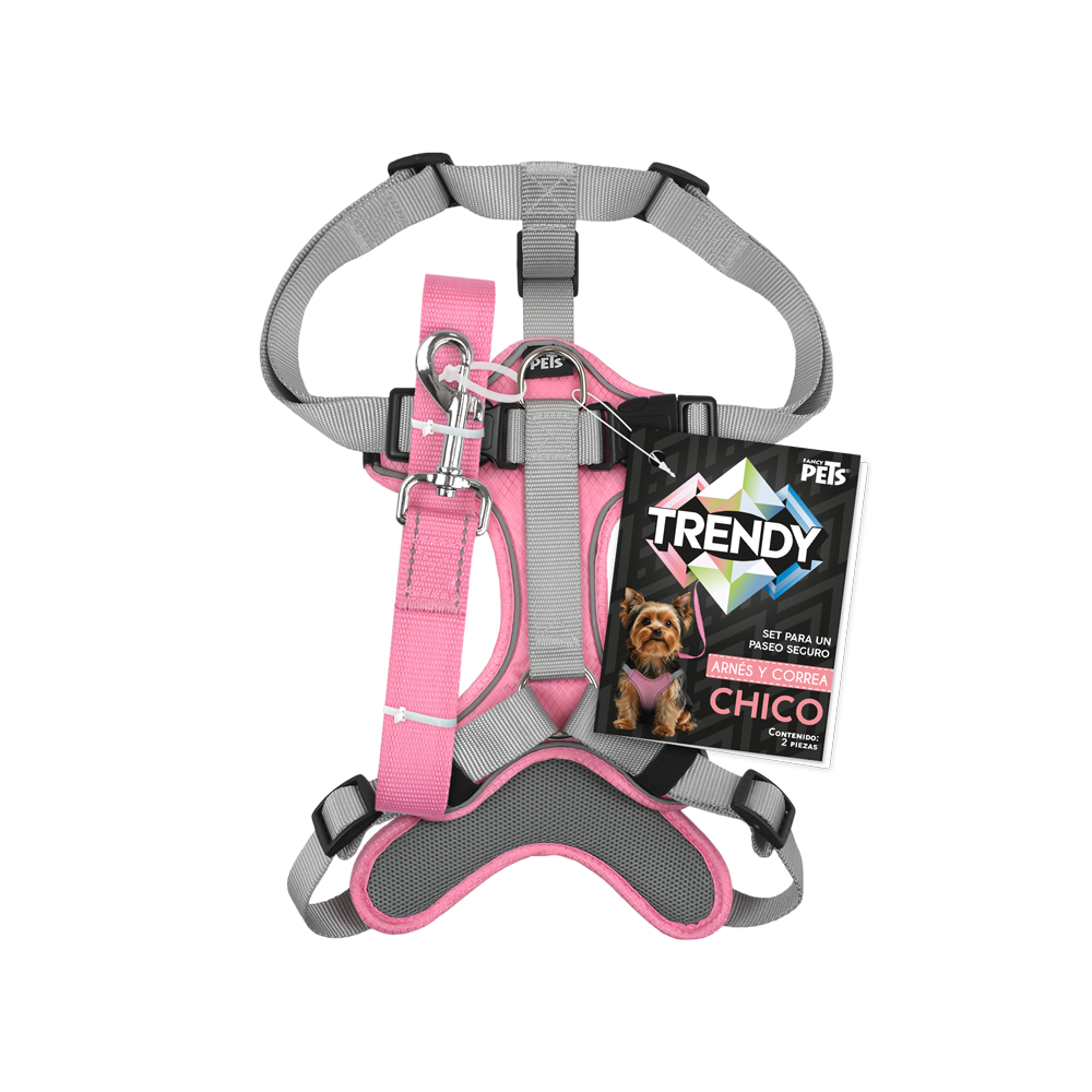 SET ARNES Y CORREA TRENDY CH ROSA