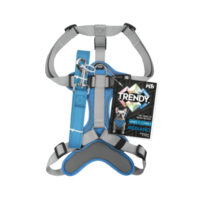 SET ARNES Y CORREA TRENDY MED AZUL