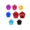 HUELLAS MEDIANA 2 Placa Grabable Huella Mediano para Identificación Perros-Gatos | Varios Colores
