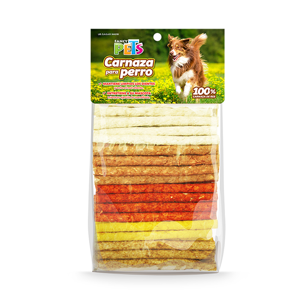 PALITOS DE CARNAZA SABORES VARIADOS - 100 PZ