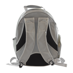 MOCHILA TRANSPARENTE PARA MASCOTAS GRIS