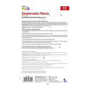 DESLANADOR RECTO FIJO GDE