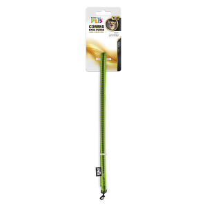 CORREA XCH C/ULTRA GRIP Y BANDAS REFLEJANTES VERDE