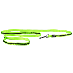 CORREA EXTRA CHICA CON ULTRA GRIP Y BANDAS REFLEJANTES VERDE