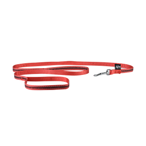 CORREA EXTRA CHICA CON ULTRA GRIP Y BANDAS REFLEJANTES ROJO